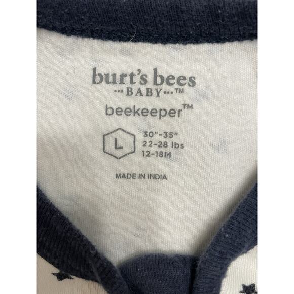 Burt's Bees Baby Beekeeper Wearable Blanket Organic Cotton Swaddle Large 12-18m - Picture 4 of 5